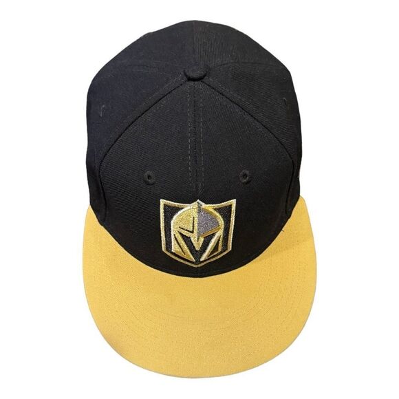 Adidas Vegas Golden Knights NHL Fitted Cap Size 7 1/2 - Picture 1 of 12